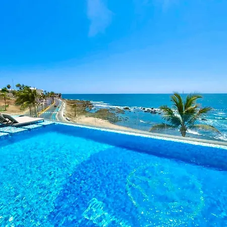 Malecón de Mazatlan Vista al mar Alberca Infinity Jacuzzi Gym-3